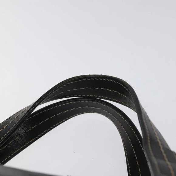 GUCCI Hand Bag Leather Black Gold - Picture 8 of 16